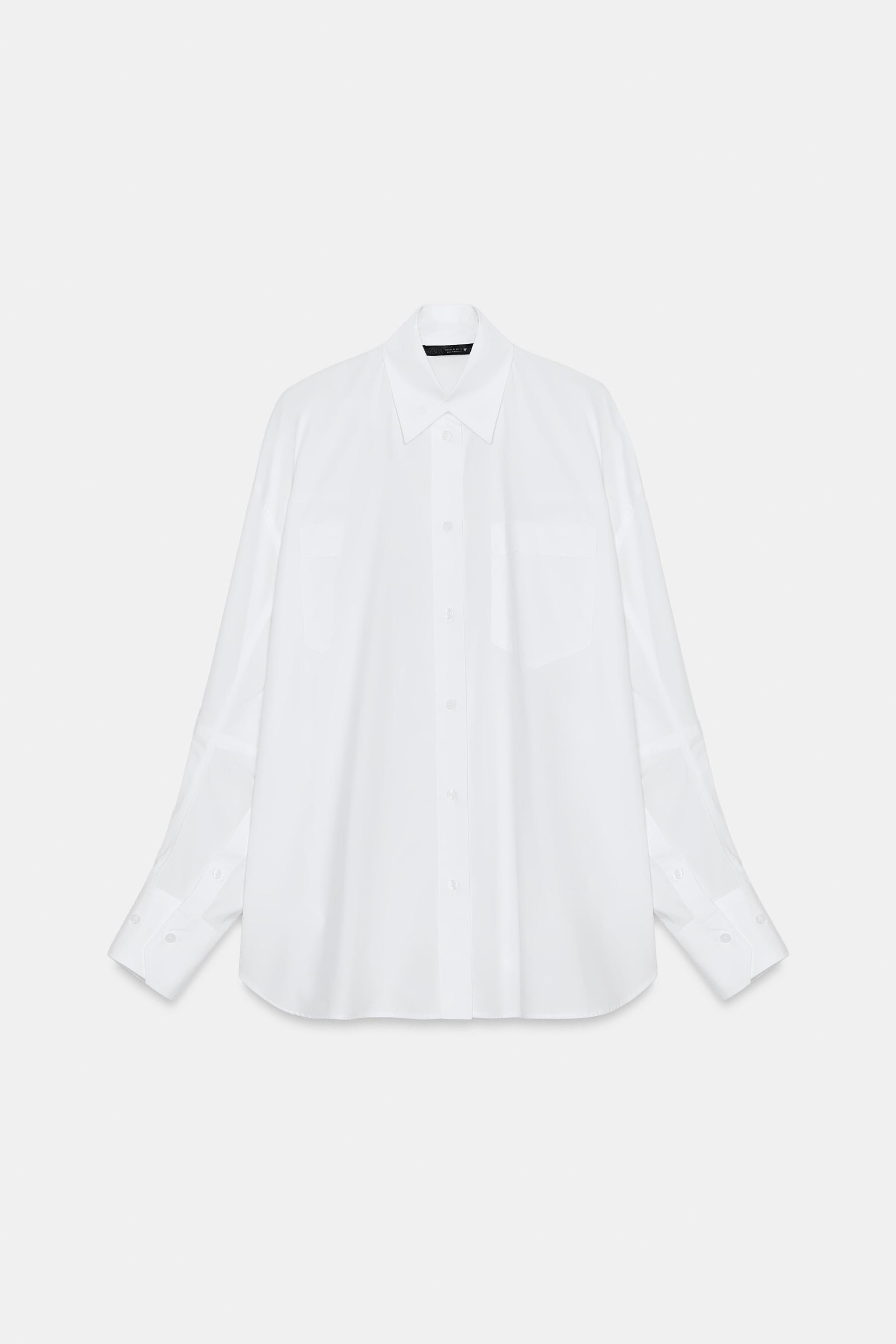 OVERSIZED POPLIN SHIRT
